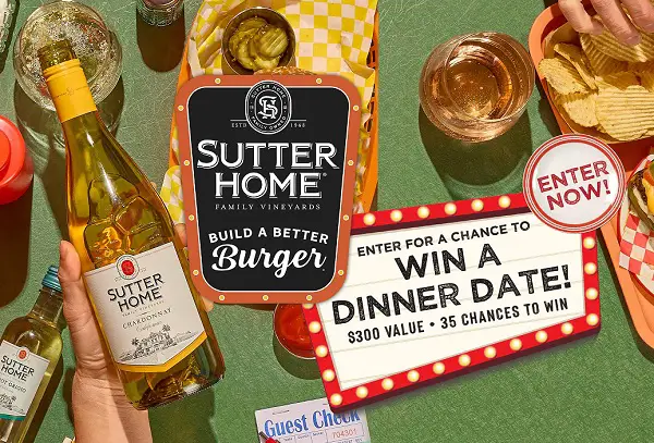 Build A Better Burger Sweepstakes: Win One of 35 $300 Dinner Dates