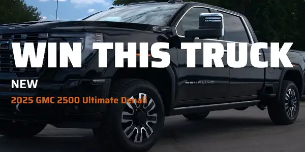 Built American Sweepstakes: Win a 2025 GMC Sierra Ultimate Denali