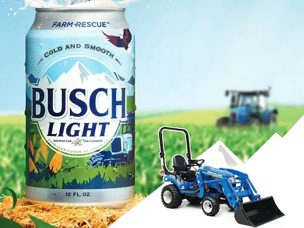 Busch Light Tractor Giveaway – Win a New Holland WORKMASTER 25S