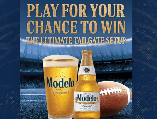 Modelo Football Fan Cave Sweepstakes 2025 – Win the Ultimate Tailgate Setup! (5 Winners)