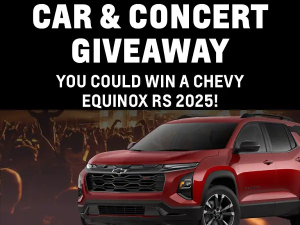 Carl Black Chevrolet Giveaway: Win a 2025 Chevy Equinox or $20K + Concert Tickets