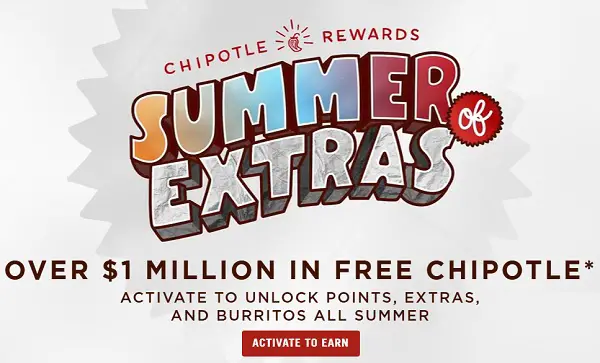 Chipotle Summer of Extras Challenge: Win Free Burritos for a Year!