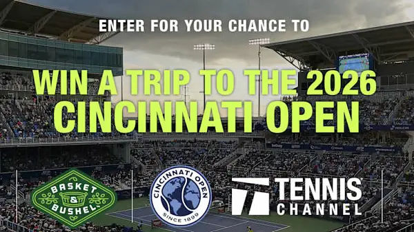 Win a Trip to the 2026 Cincinnati Open Tennis Tournament