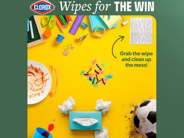 Clorox Back to School Sweepstakes – Win Clorox Cleaning Kits, Markers & a Spa-Inspired Gift Pack