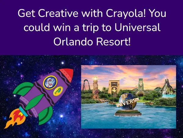 Crayola Dragon Stories Sweepstakes: Win a Family Vacation to Universal Orlando Resort!