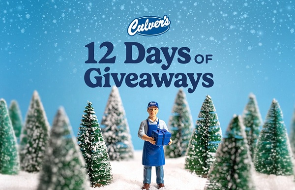 Culver’s 12 Days of Holiday Cheer Sweepstakes: Win Prizes Daily!