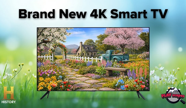 DISH Play Scapes Giveaway: Win a 4K Smart TV! (15 Winners)