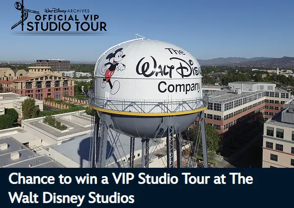 Disney 12 Days of Perks: Win an Exclusive VIP Studio Tour Sweepstakes