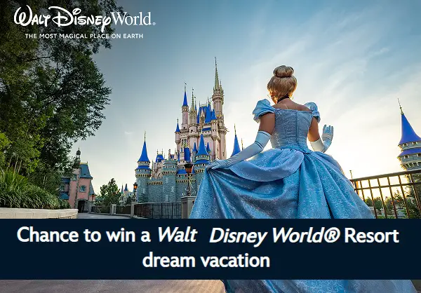 Win a Trip to Walt Disney World Resort Dream Vacation!