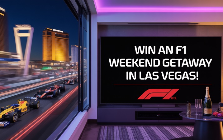 Win a VIP F1 Weekend in Las Vegas with the Pirelli Hot Laps Experience!