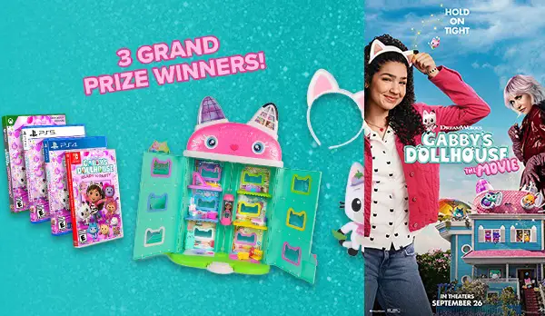 Fandango’s Gabby’s Dollhouse Movie Sweepstakes – Win the Ultimate Meow-Mazing Prize Pack!