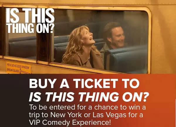 Fandango’s Ultimate Comedy Getaway Sweepstakes: Win a Comedy Trip to NYC or Las Vegas