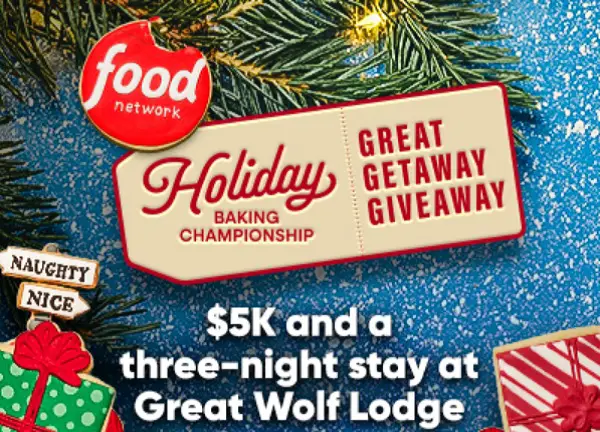 Food Network Great Getaway Giveaway – Win $5K + Great Wolf Lodge Trip