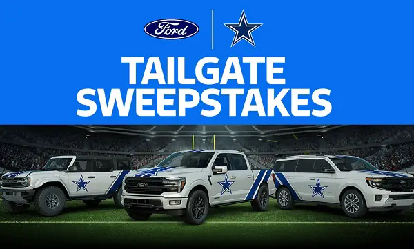 Built Ford Tough Tailgate Sweepstakes – Win a 2025 Ford F-150, Bronco, or Expedition