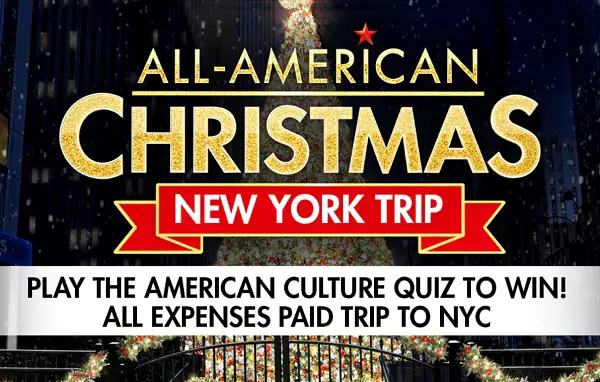 All American Christmas Tree Sweepstakes: Win a Trip to New York for Holiday!