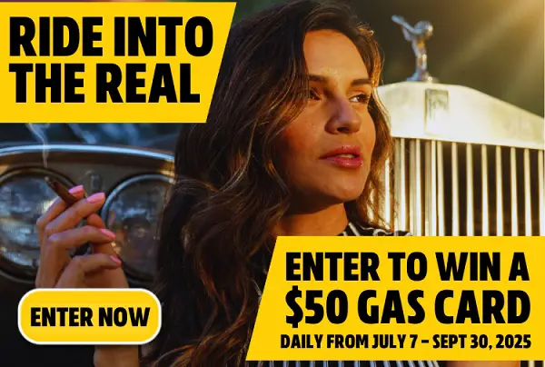 Win a $50 Gas Card Daily! (86 Winners)