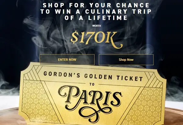 Gordon’s Golden Ticket Paris Giveaway – Win a Culinary Trip of a Lifetime