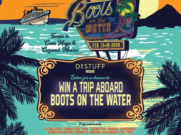 Win a Balcony Cabin on the Boots on the Water Cruise