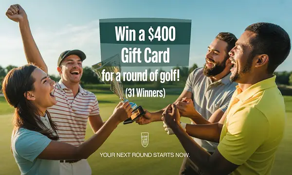 Delicato Family Wines Golf Sweepstakes – Win a $400 Gift Card for a Round of Golf! (31 Winners)