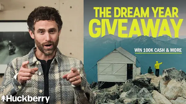 Huckberry Dream Year Giveaway – Win $100K + $10K Shopping Spree!