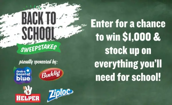 IGA Back-to-School Sweepstakes – Win a $1,000 Shopping Spree!