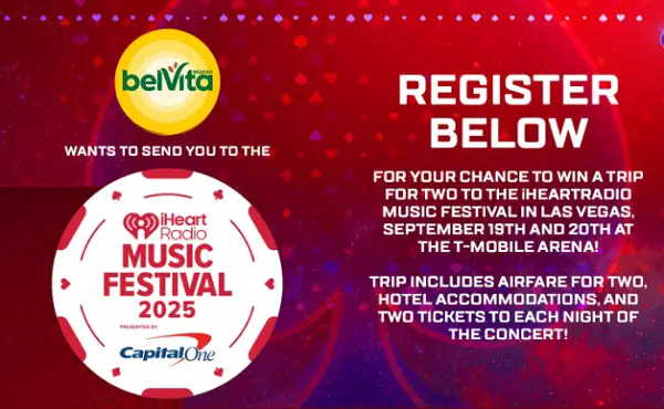 Win Tickets to iHeartRadio Music Festival + Vegas Trip from belVita!
