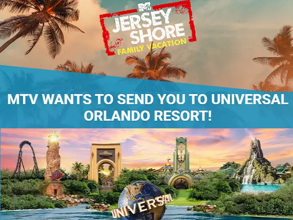 Jersey Shore Sweepstakes 2025: Win a Trip to Universal Orlando Resort!
