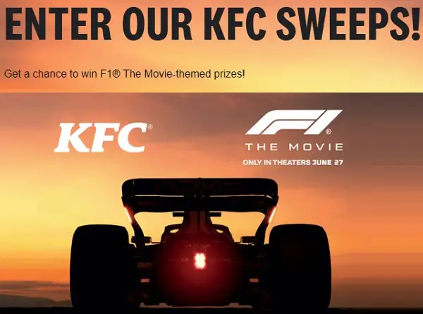 KFC Summer Sweepstakes 2025 – Win a VIP F1 Las Vegas Grand Prix Experience and More! (108,478 Winners)