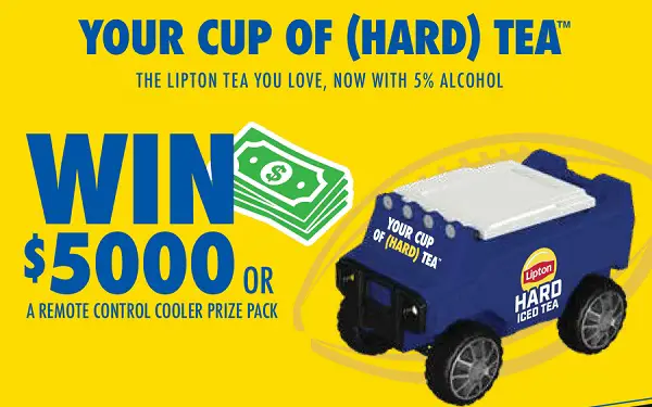 Lipton Hard Iced Tea Tailgate Sweepstakes – Win $5,000 Cash!