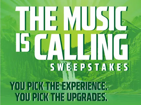 Win a Trip for 2 To Any Live Nation Concert or Festival + Over 400 Other Prizes!