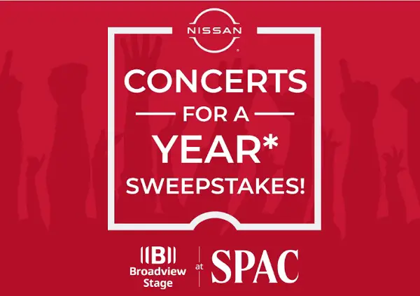 Nissan Concerts for a Year Sweepstakes – Win $3,000 in Live Nation e-Gift Cards!