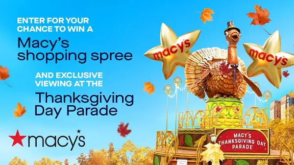 Win a Trip to the Macy’s Thanksgiving Day Parade in NYC!