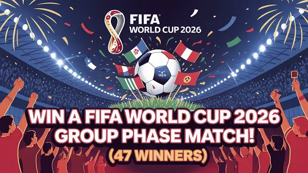 Michelob Ultra FIFA World Cup Free Pass Giveaway! (47 Winners)
