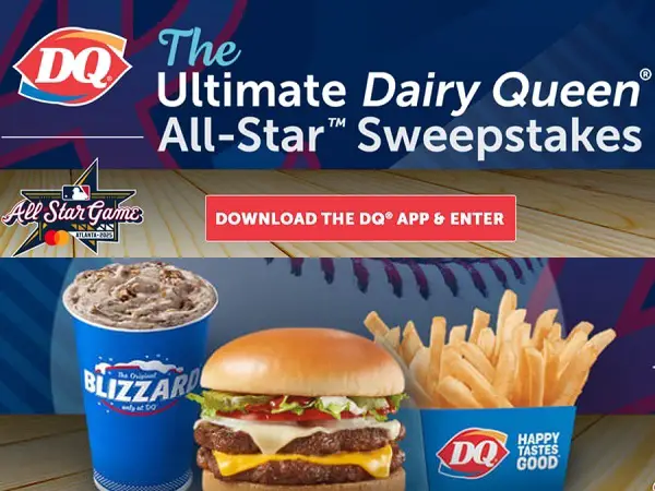 MLB Dairy Queen All-Star Sweepstakes: Win a Trip to the 2025 MLB All-Star Game