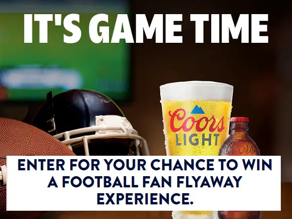 Molson Coors Football Flyaway Sweepstakes 2025 – Win the Ultimate Fan Experience!
