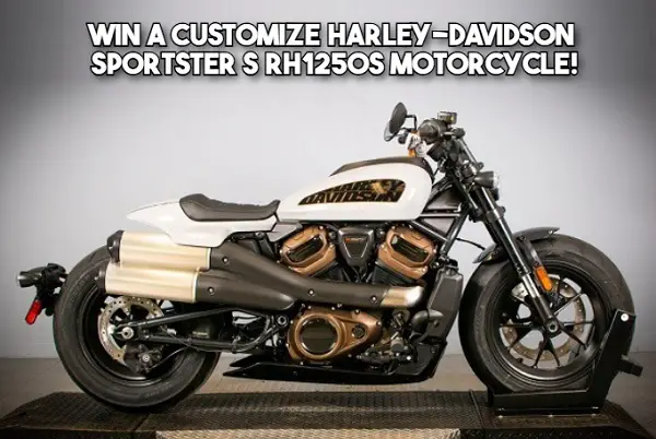 Win a Customize Harley-Davidson Sportster S RH1250S Motorcycle!