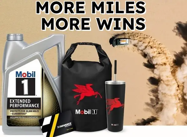 Mobil 1 “More Miles, More W1ns” Instant Win Game – 2,000+ Prizes to Score