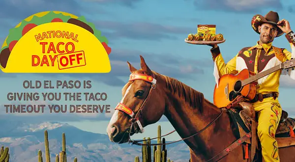 Old El Paso National Taco Day-Off Sweepstakes – Win a Cowboy Ranch Getaway! (10 Winners)