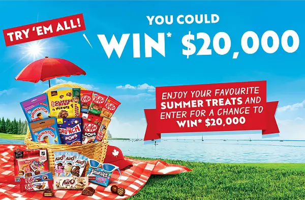 Nestlé Summer Sweepstakes – Win $20,000 in Cold, Hard Cash!