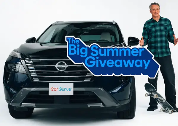 CarGurus Big Summer Giveaway – Win a Nissan Rogue Rock Creek + $20,000
