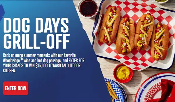 Woodbridge Dog Days Grill-Off Sweepstakes – Win $15,000 for an Outdoor Kitchen