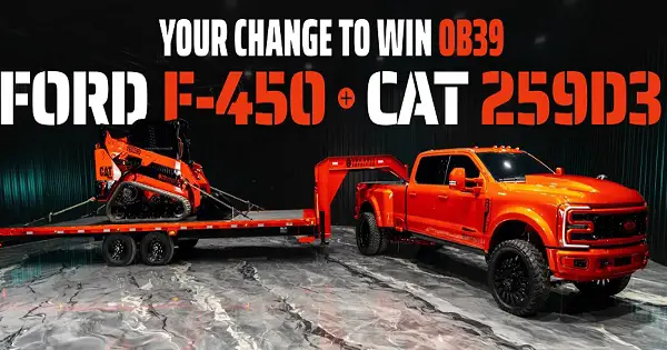 Own Boss Supply 39 Giveaway – Win a Ford F450 + Skid Steer + $20,000 Cash!