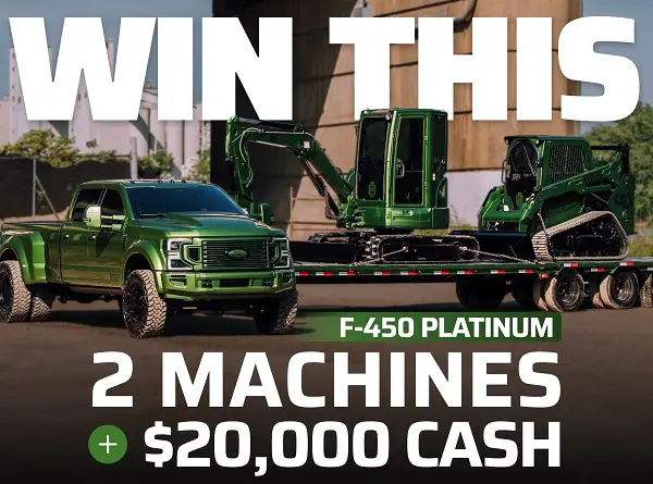 Own Boss Supply Truck Giveaway 2025: Win a Ford F-450, Caterpillar Equipment & $20K Cash!