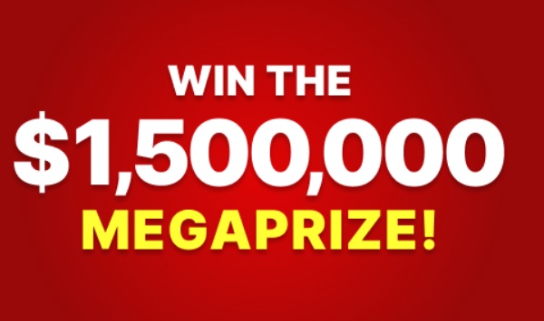 PCH Million Cash Sweepstakes: Win $1500000 Cash for Free