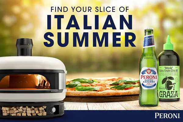 Peroni Slice of Italian Summer Sweepstakes 2025: Win a Pizza Oven & More! (100+ Winners)