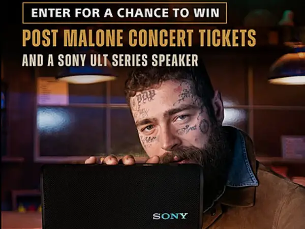 Sony Electronics Post Malone Concert Ticket Sweepstakes 2025 (8 Winners)
