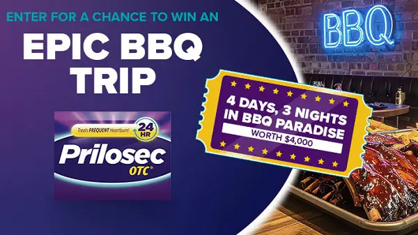 Win the Ultimate Epic BBQ Trip with Prilosec OTC!