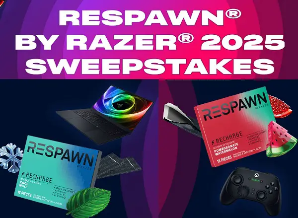 Respawn 2025 National Sweepstakes – Win Razer Blade 16 & Elite Gaming Gear!