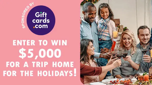 Ryan Seacrest’s Home for the Holidays Sweepstakes – Win $5,000 Cash!
