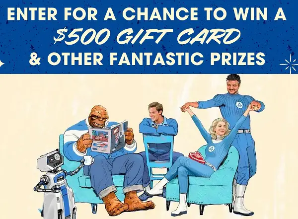 Dr Pepper Snapple Fantastic Four Sweepstakes: Win a VIP Movie Experience & $500 Gift Card!